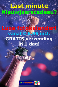 Last minute leuk nieuwjaarscadeau - fotokalender maken