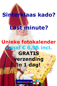 Last minute leuk Sinterklaascadeau - snel verjaardagskalender maken