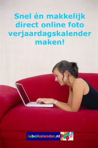 Verjaardagskalender maken - Jubelkalender